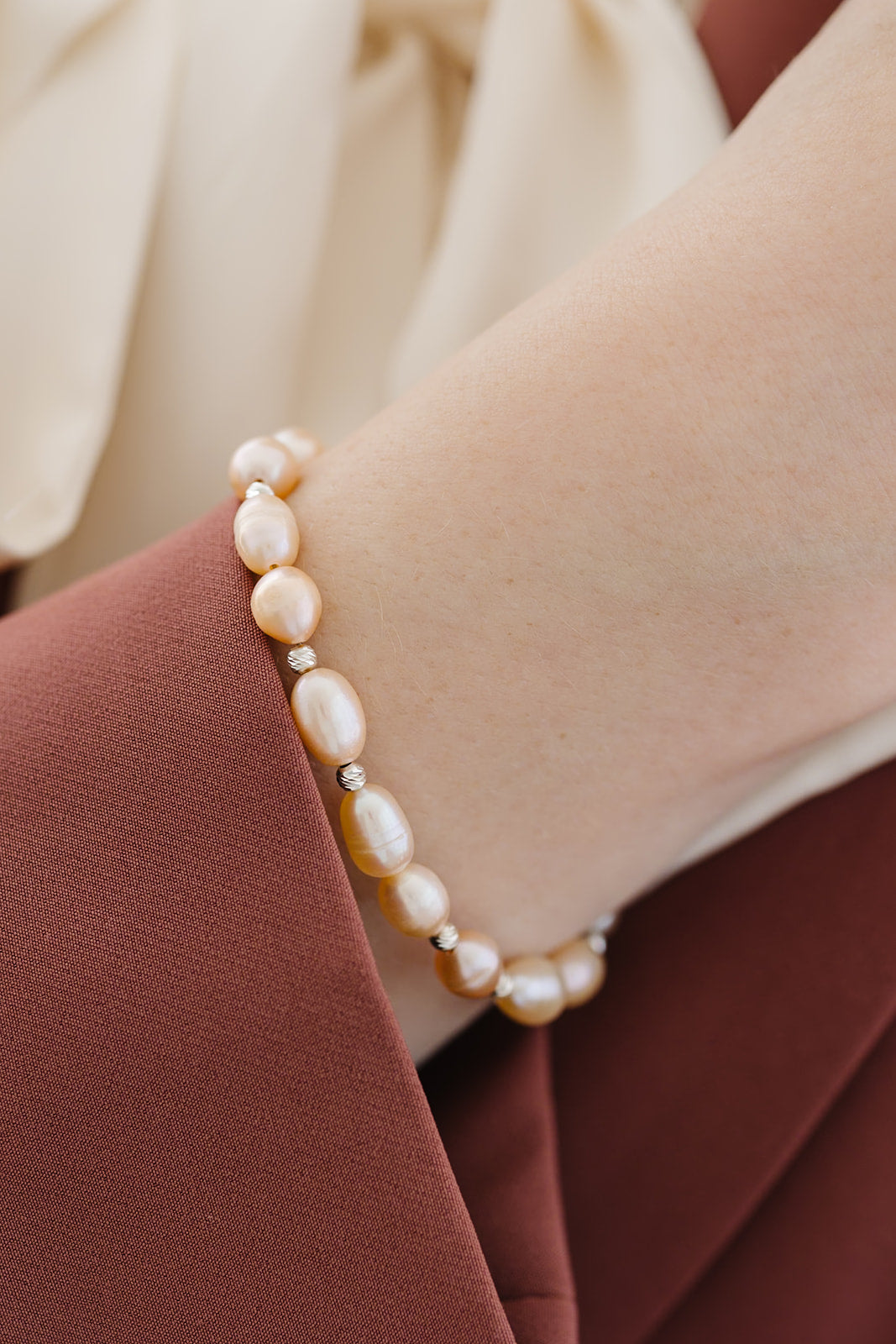 Pink Freshwater Pearl Bracelet