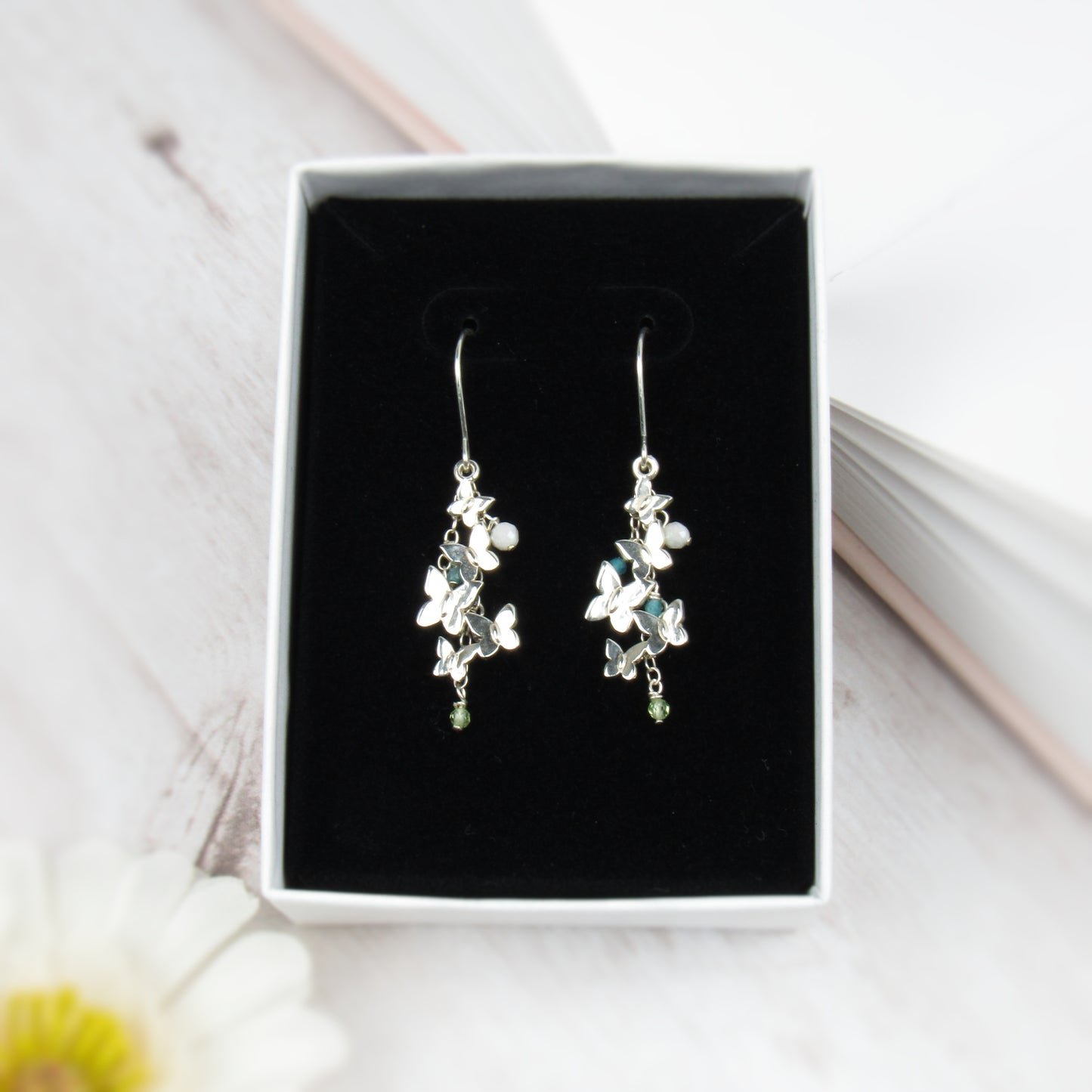 Silver Butterfly Dangle Earrings (SPECIAL ORDER)