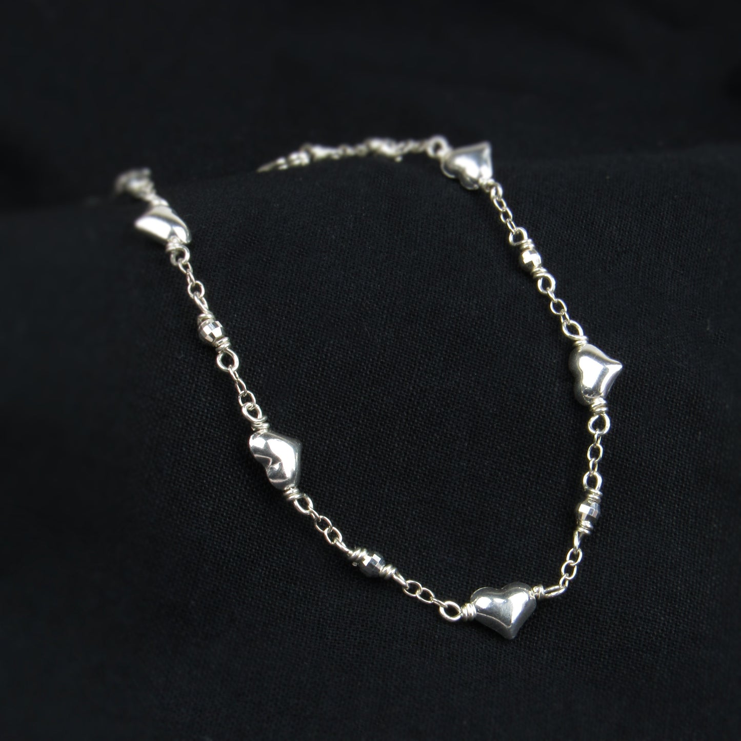 Dainty Heart Chain Bracelet
