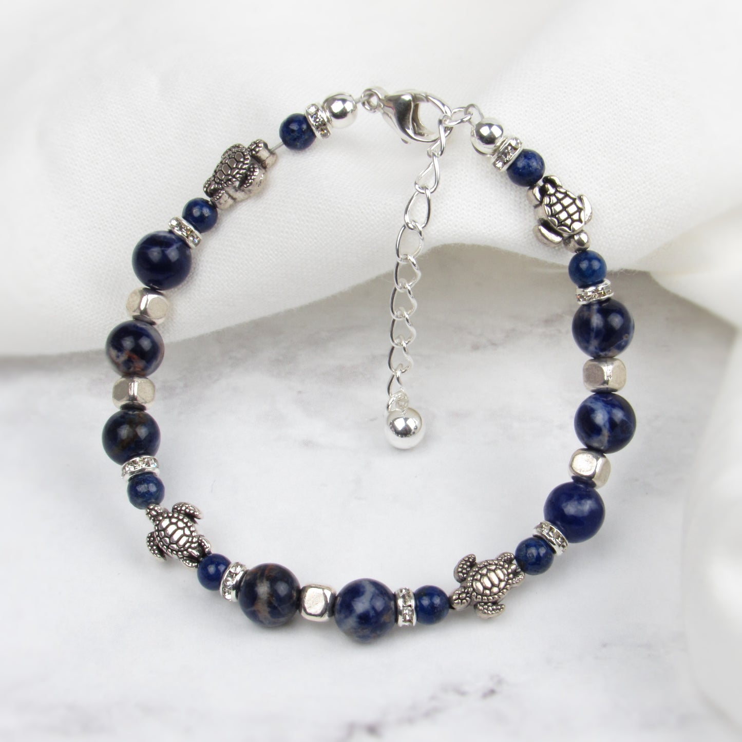 Dark Blue Turtle Bracelet