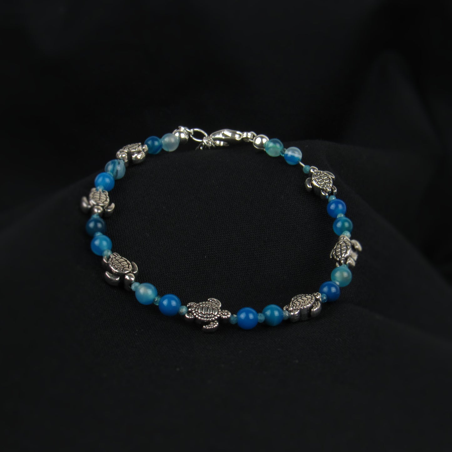 Tiny Blue Sea Turtle Bracelet