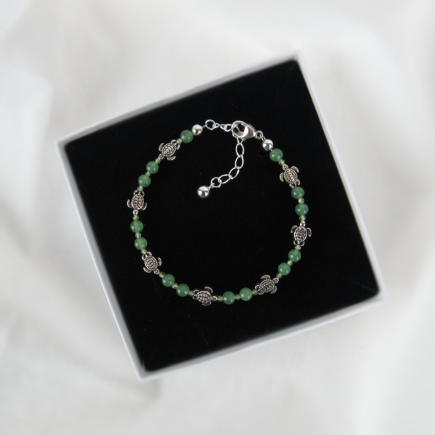 Tiny Green Sea Turtle Bracelet