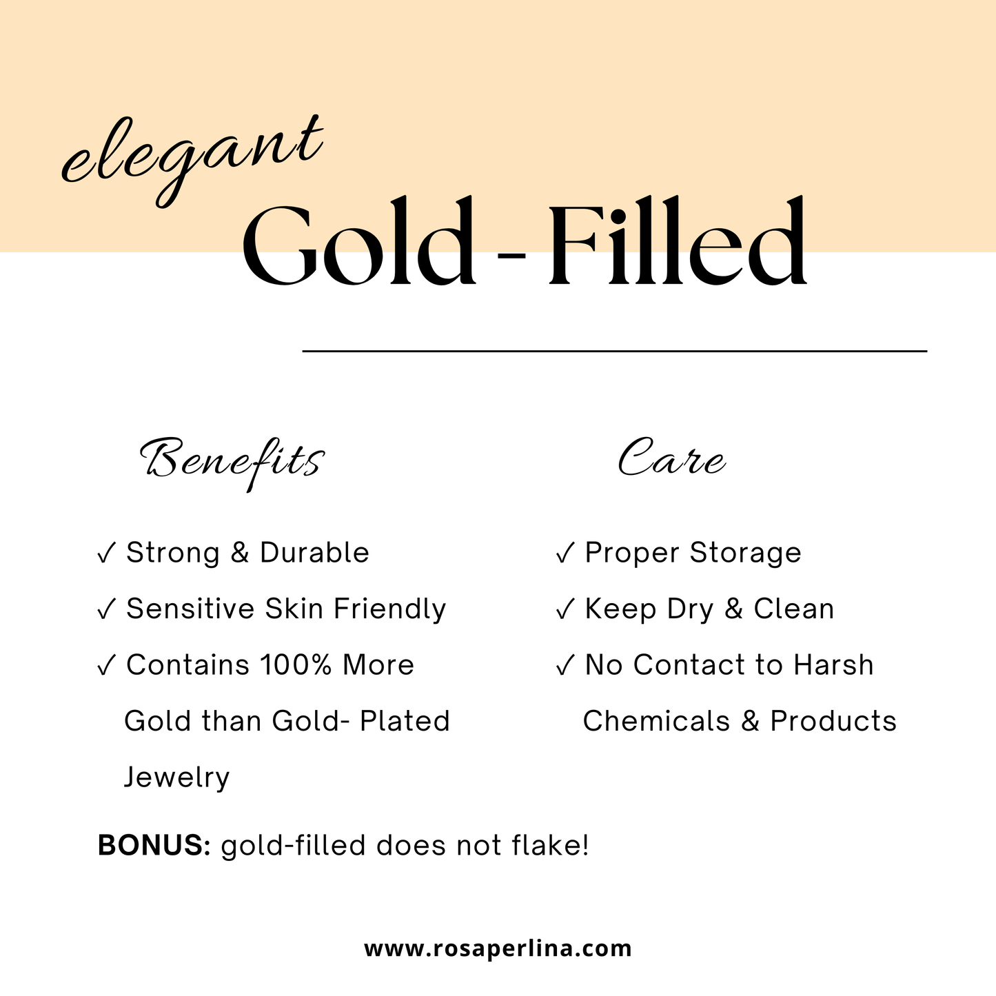 14k gold-filled care instructions and benefits of gold-filled jewelry