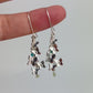 Silver Butterfly Dangle Earrings