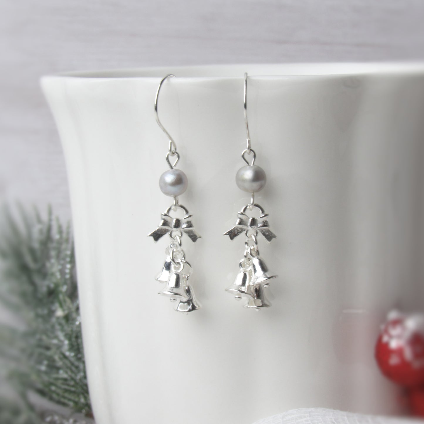 Sterling Silver Bell Earrings