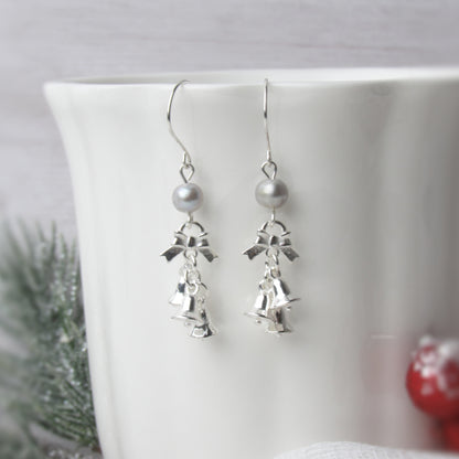 Sterling Silver Bell Earrings